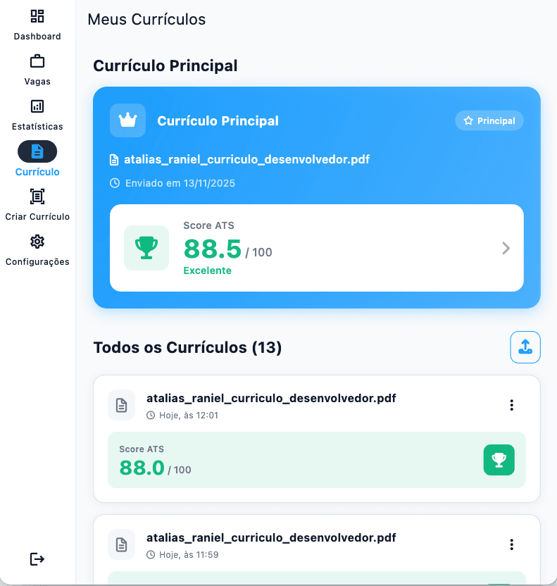 Rastro - Rastreador de Candidatura